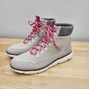 Cole Haan ZeroGrand Womens Sz 8.5 / 39 ZG Omni Hiker Boots Shoe Dove Grey Hiking